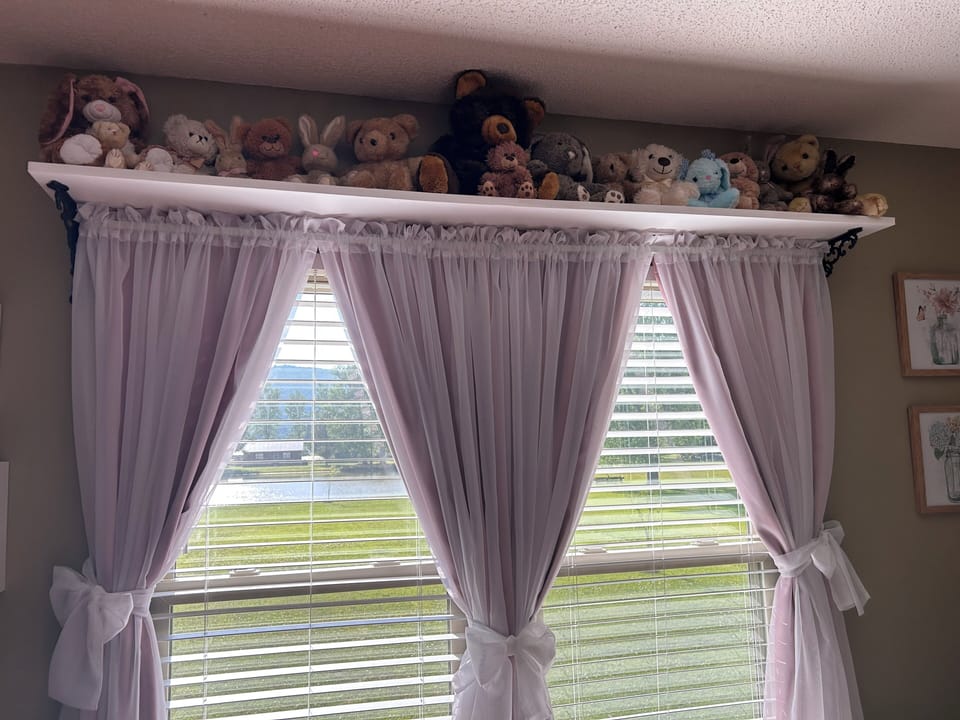 Black out curtains if the sun wakes up your kids. this is the sunset side tho.