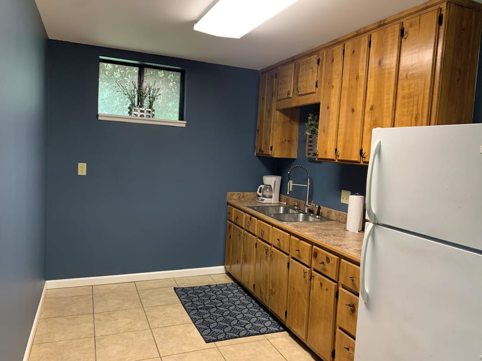 Lower level kitchenette. 
