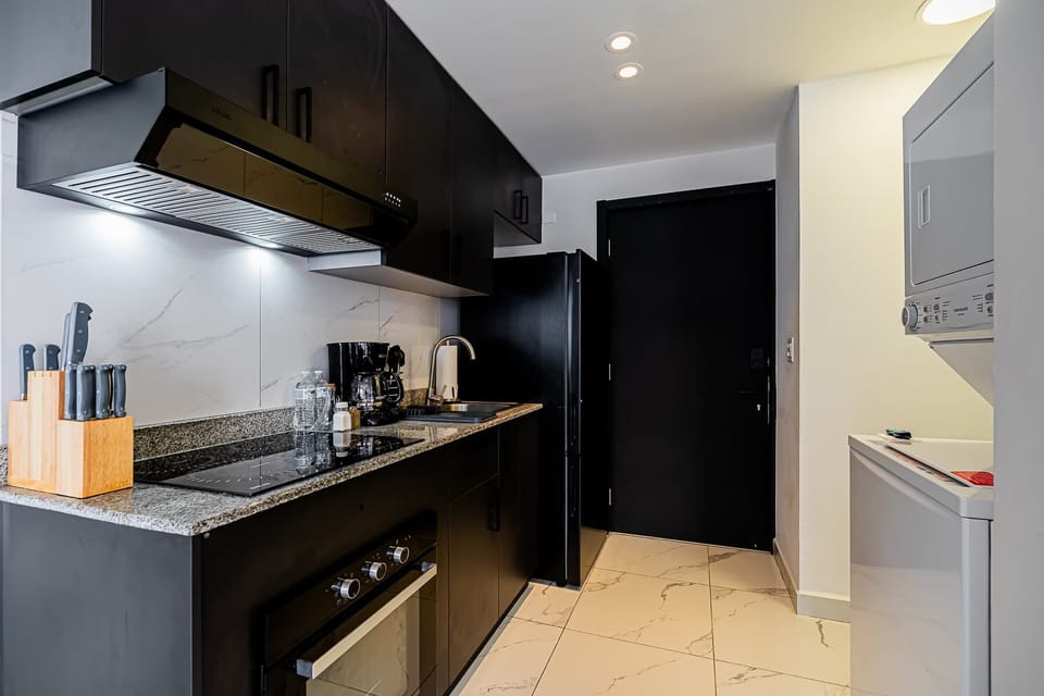 Fully equipped modern kitchen