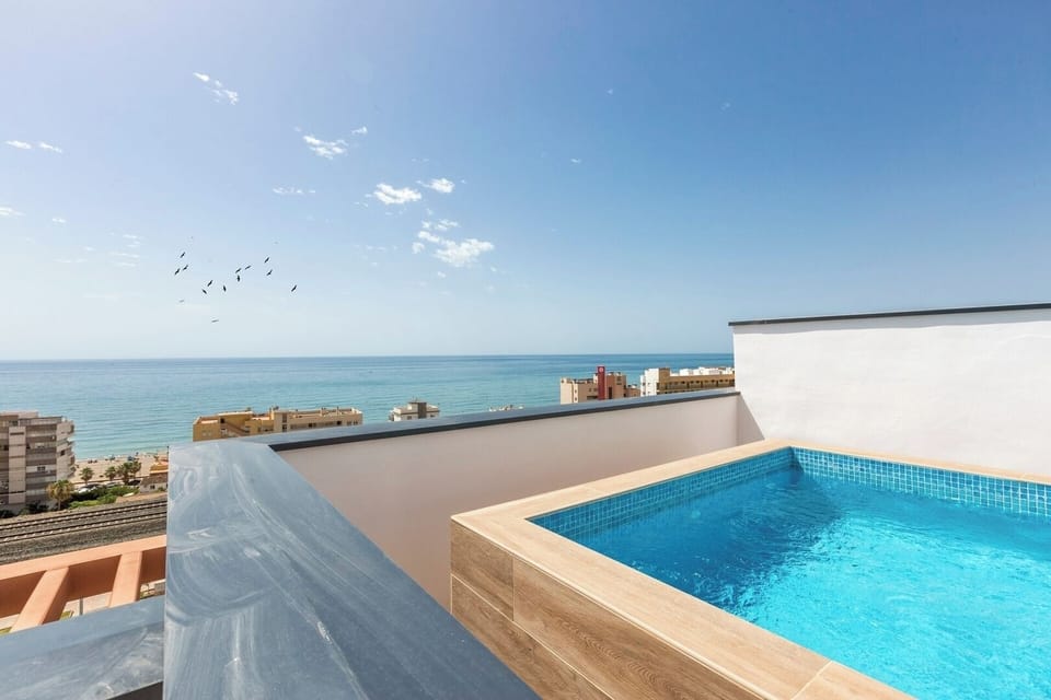 Dream away in this SPA pool looking over the amazing mediterranean 