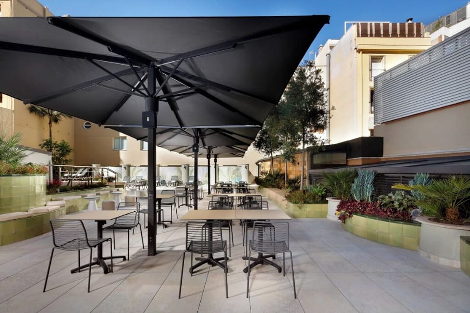 Outdoor seating area