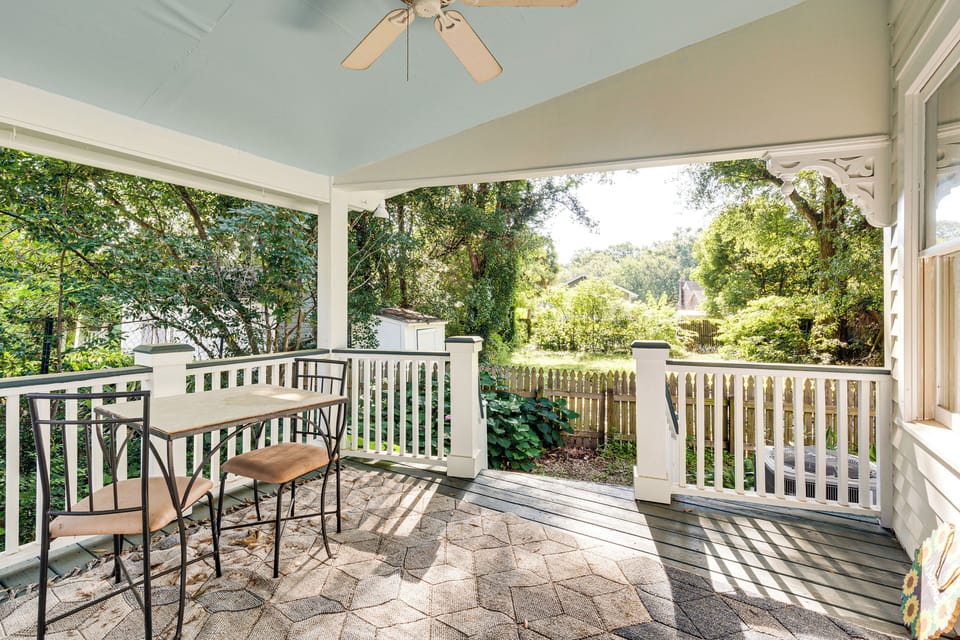 Covered Back Deck