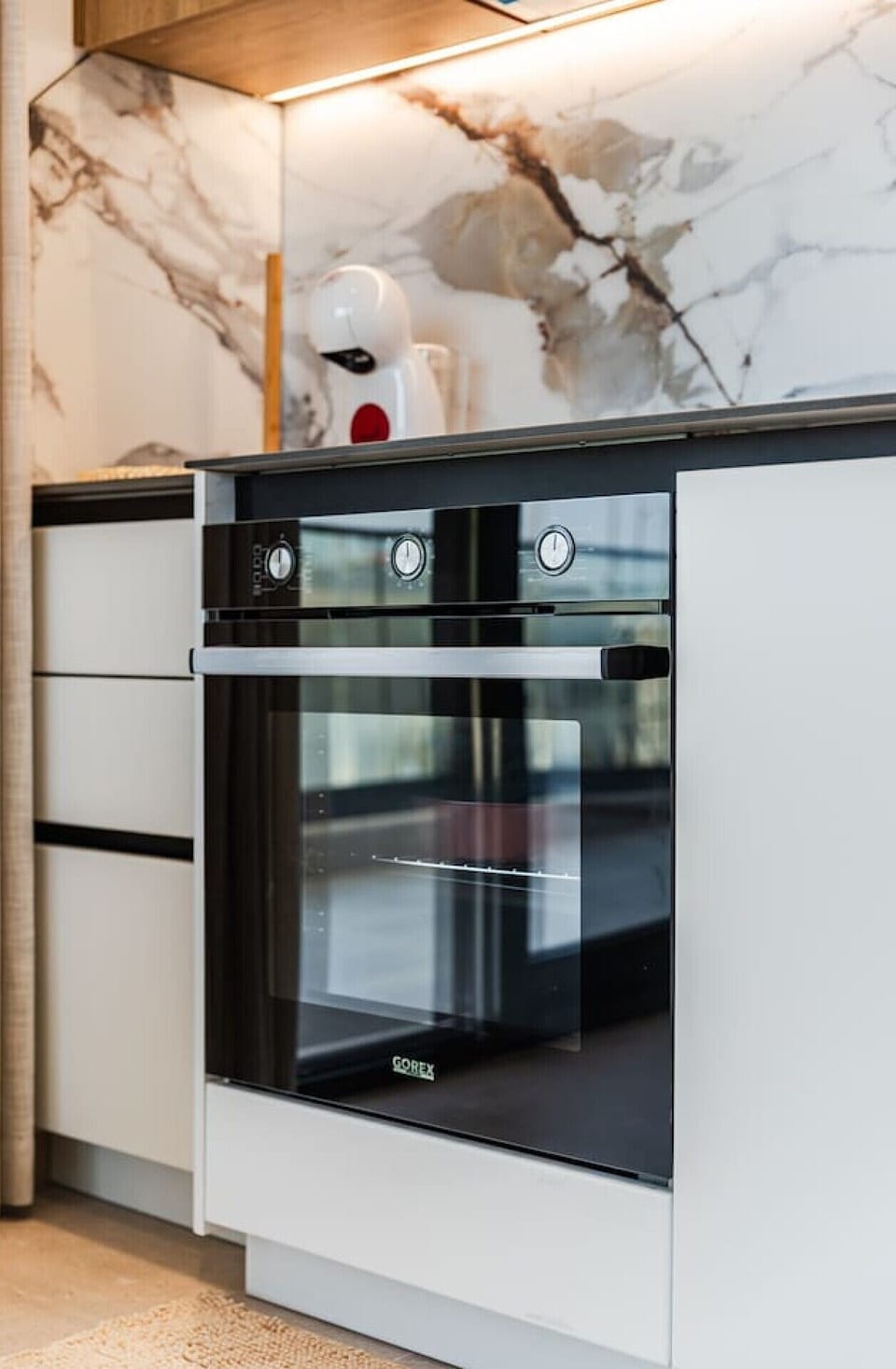 Fully-equipped kitchen details