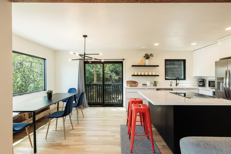 Open-concept living space