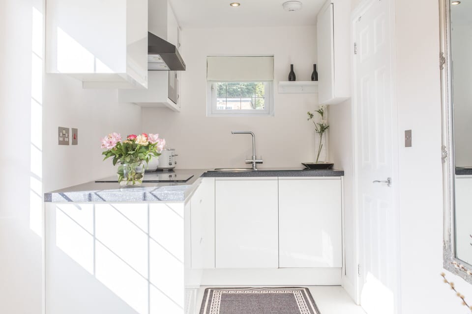 Cozy kitchenette view