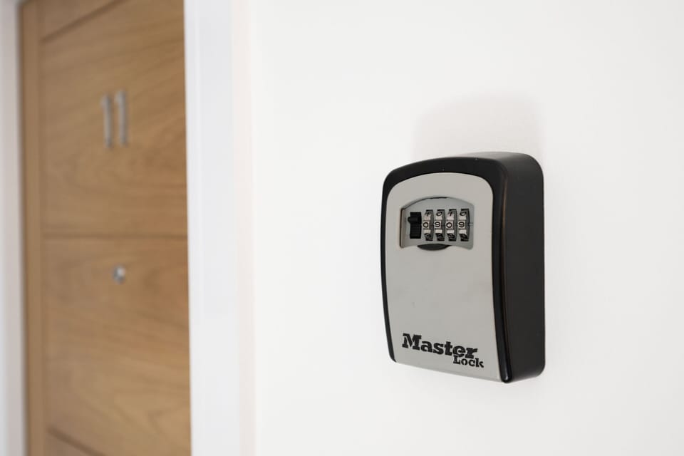Apartment Door with 24/7 lockbox access