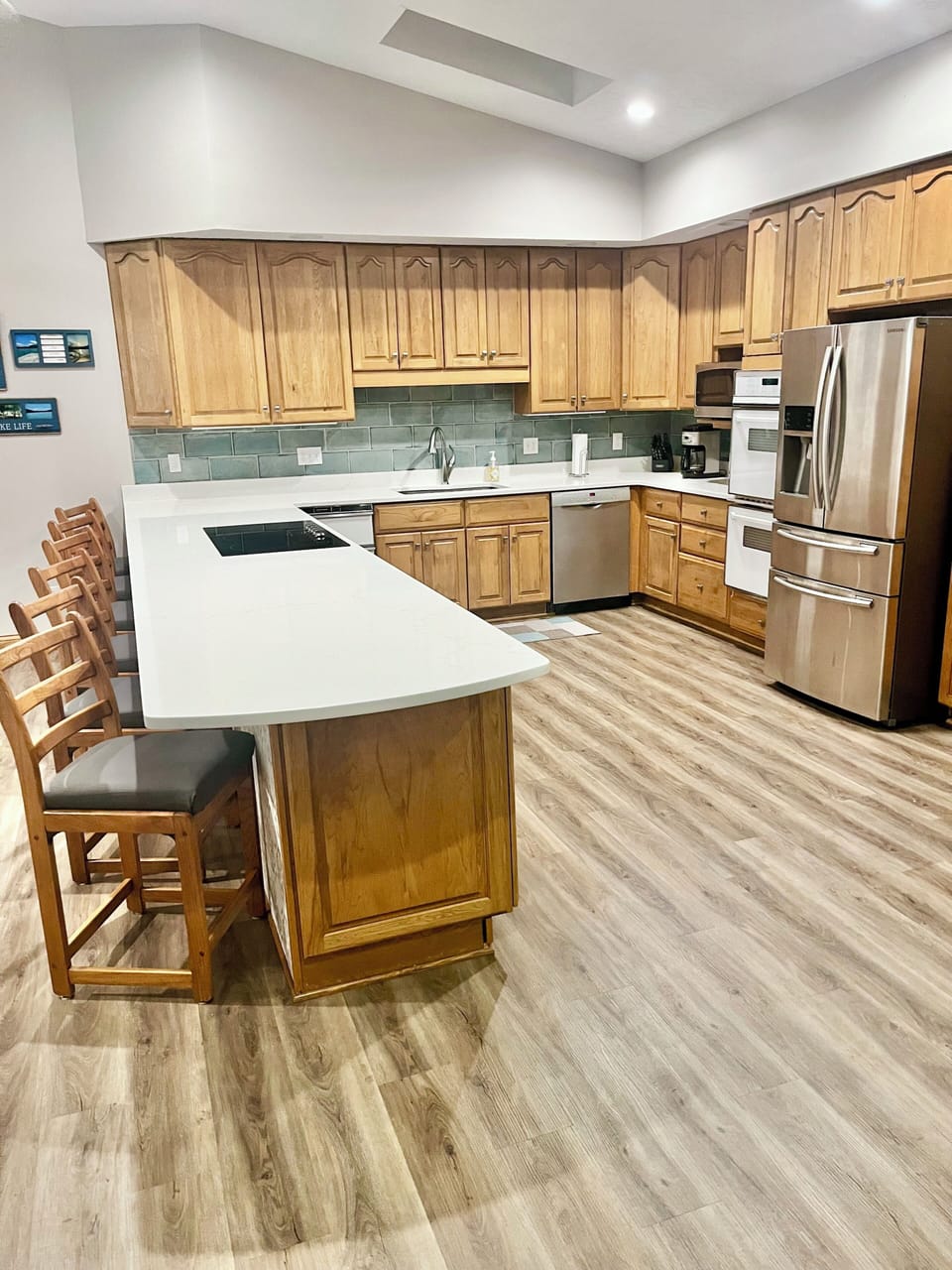 Large kitchen designed for groups