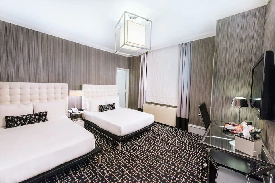 Bedroom. Interior and views may vary based on location and availability.