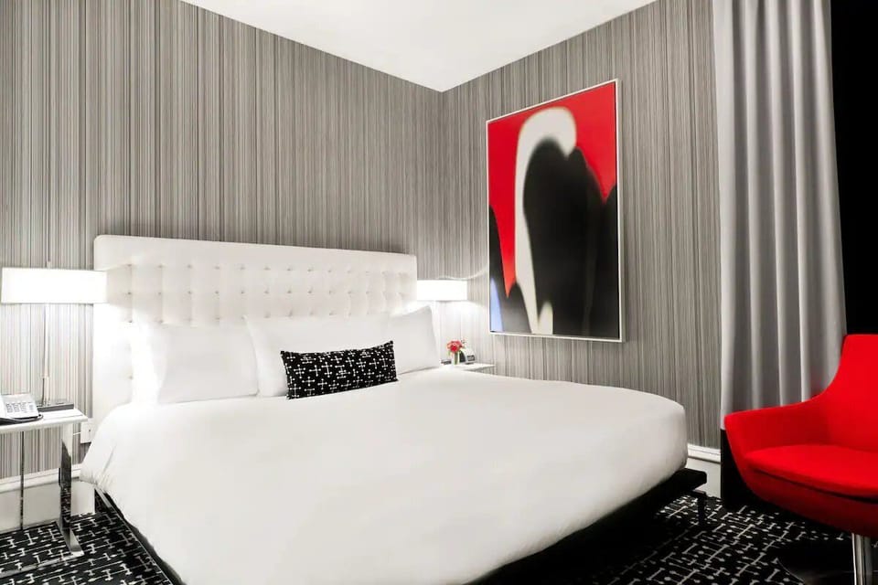 Bedroom. Interior and views may vary based on location and availability.