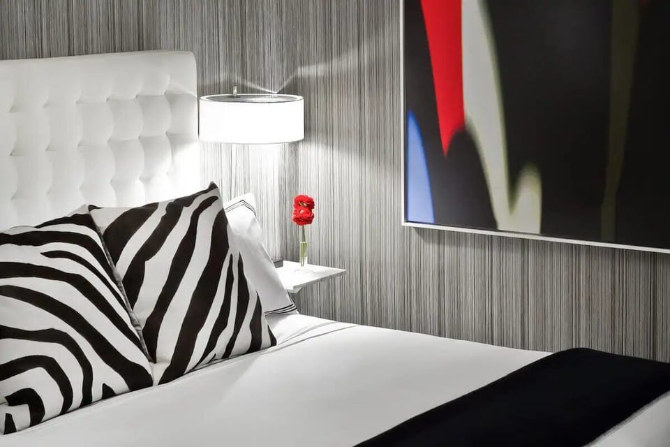 Bedroom. Interior and views may vary based on location and availability.