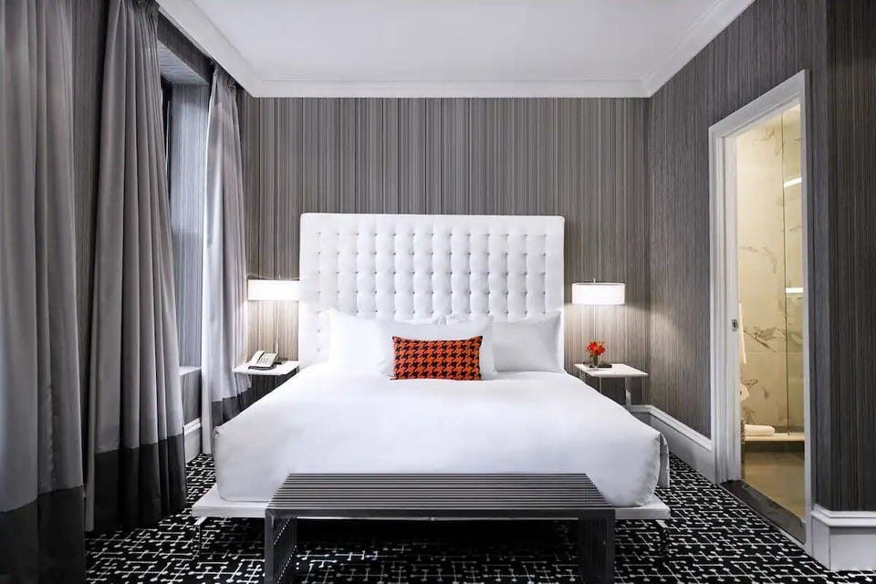 Bedroom. Interior and views may vary based on location and availability.
