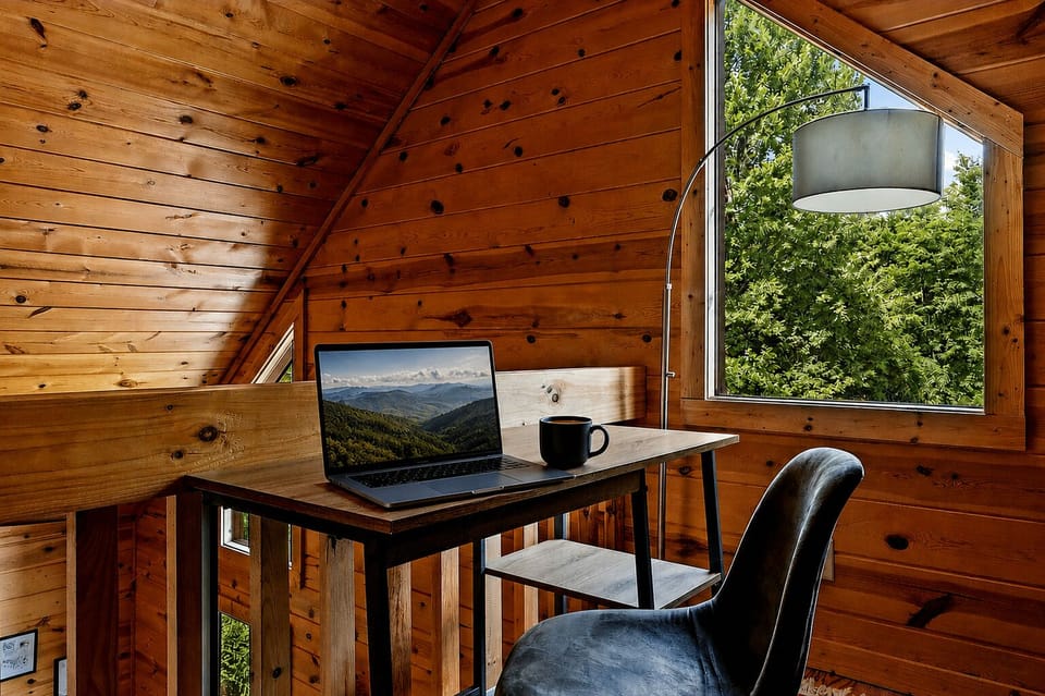 Working from home isn't so bad, when this is your office.