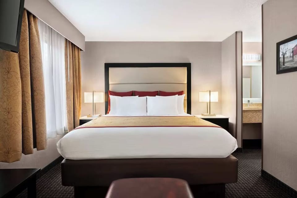Bedroom. Interior and views may vary based on location and availability.