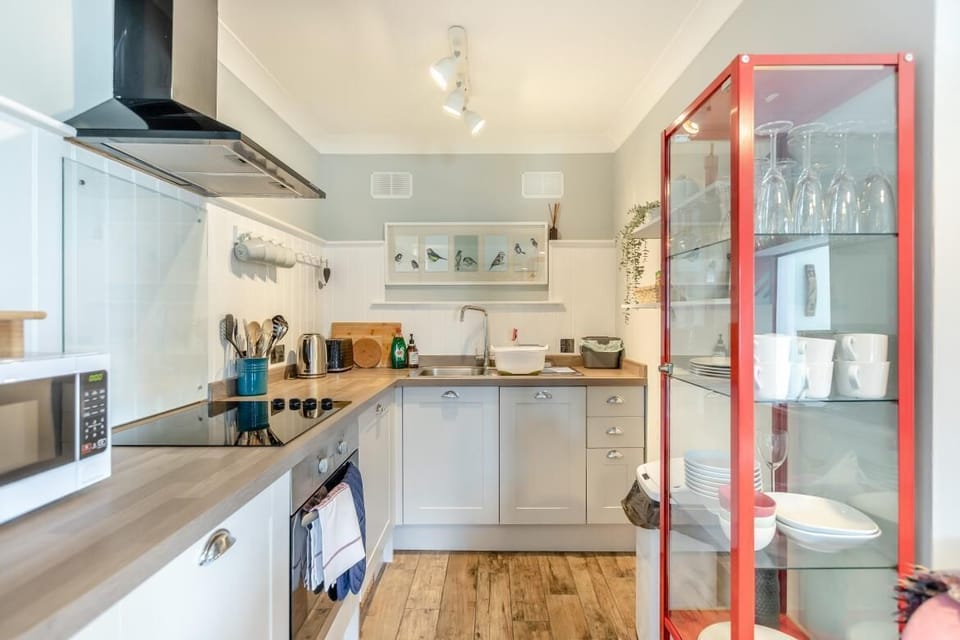 Fully equipped kitchen for all your cooking needs.