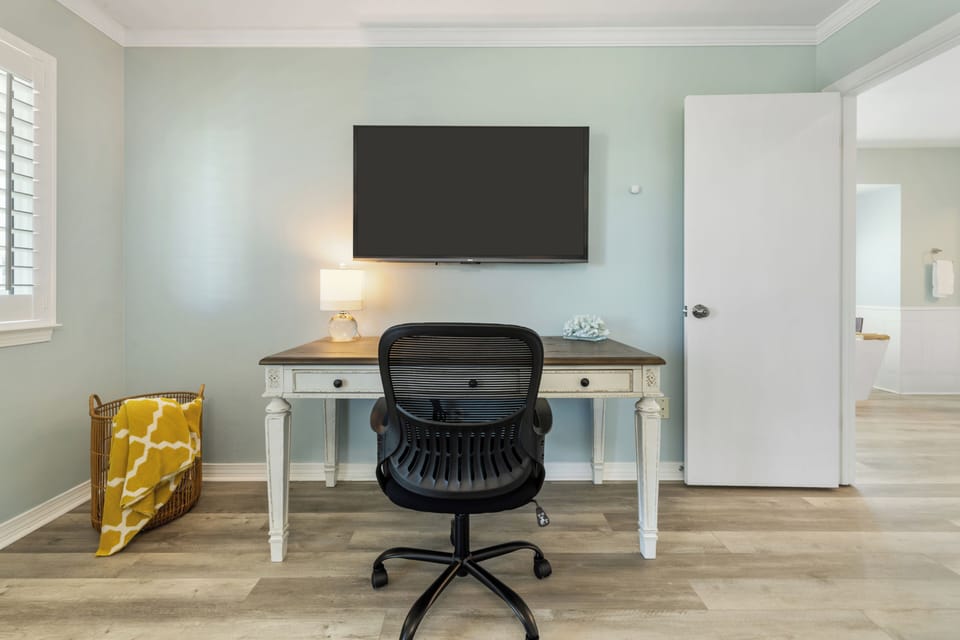 Escape to the spacious third-floor master suite.