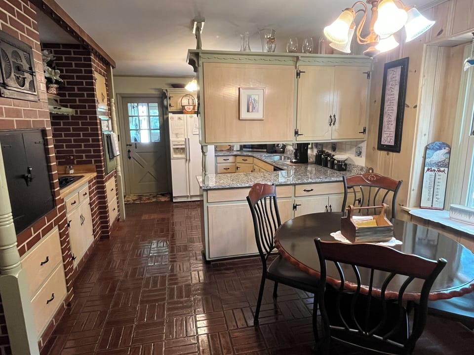The large kitchen