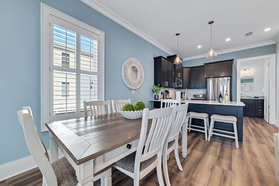 Plenty of dining space