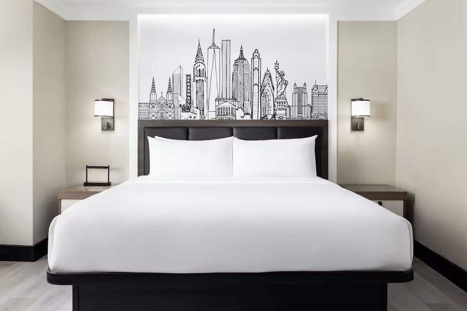 Bedroom. Interior and views may vary based on location and availability.