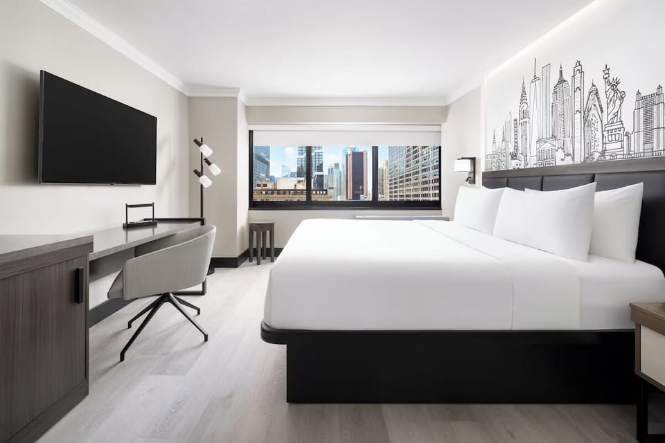 Bedroom. Interior and views may vary based on location and availability.