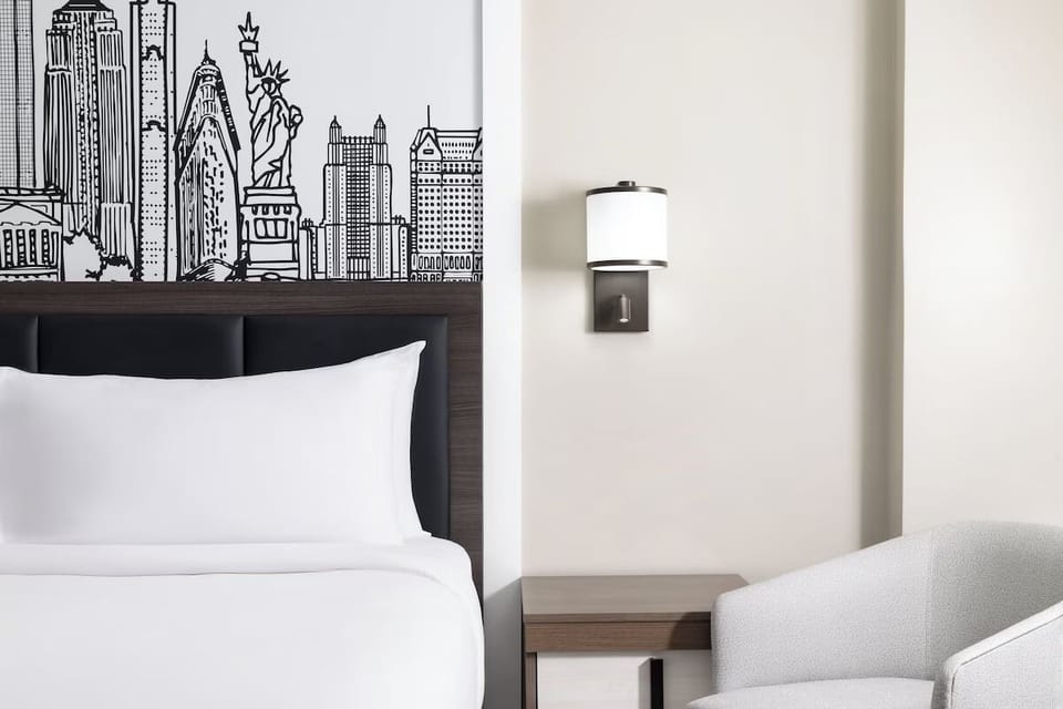 Bedroom. Interior and views may vary based on location and availability.