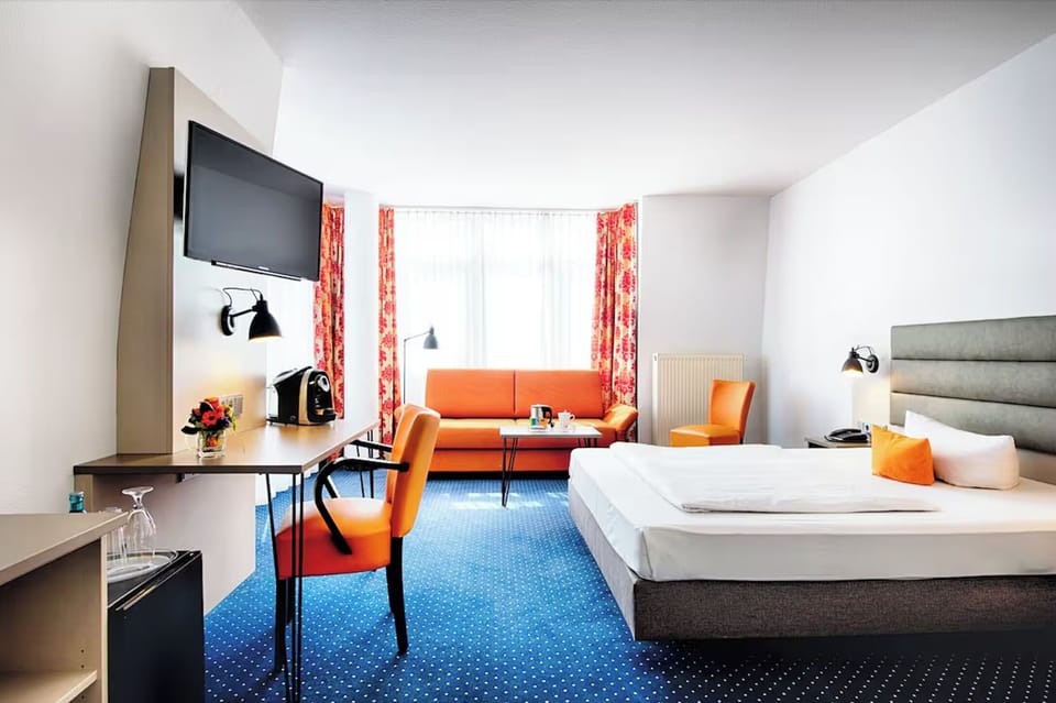 Bedroom. Interior and views may vary based on location and availability.