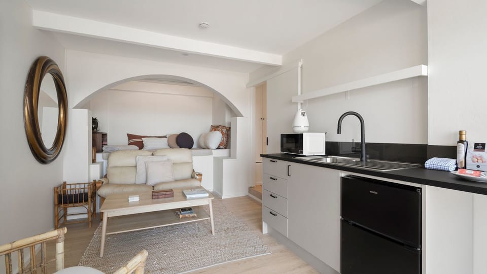 Enjoy the convenience of a compact kitchen without compromising on style.