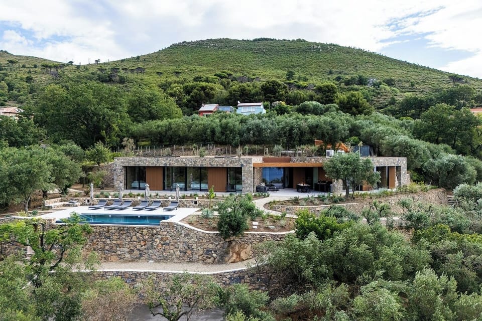 vue de la maison