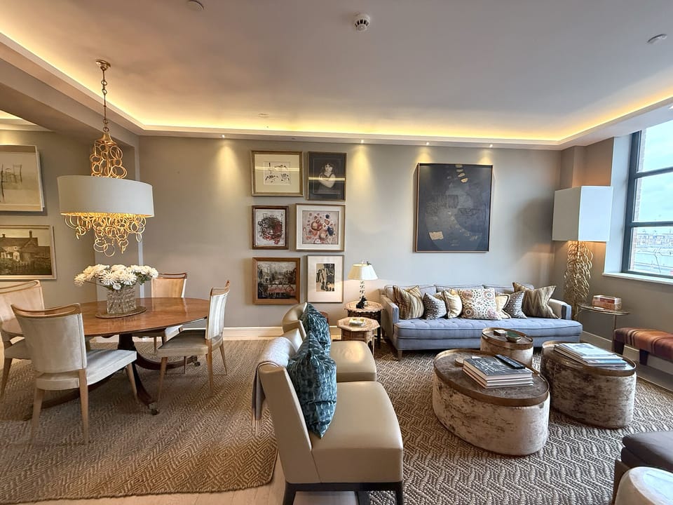 Living Area and Dining Area 