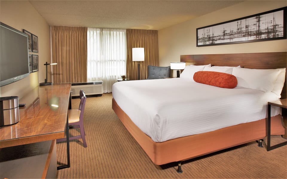 Bedroom. Interior and views may vary based on location and availability.
