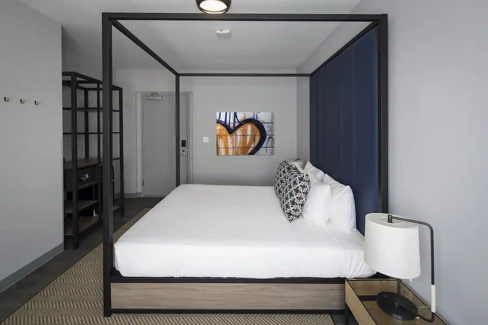 Bedroom. Interior and views may vary based on location and availability.