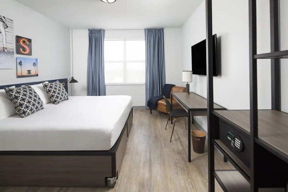 Bedroom. Interior and views may vary based on location and availability.