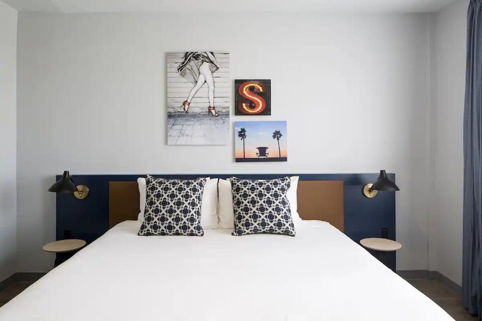 Bedroom. Interior and views may vary based on location and availability.