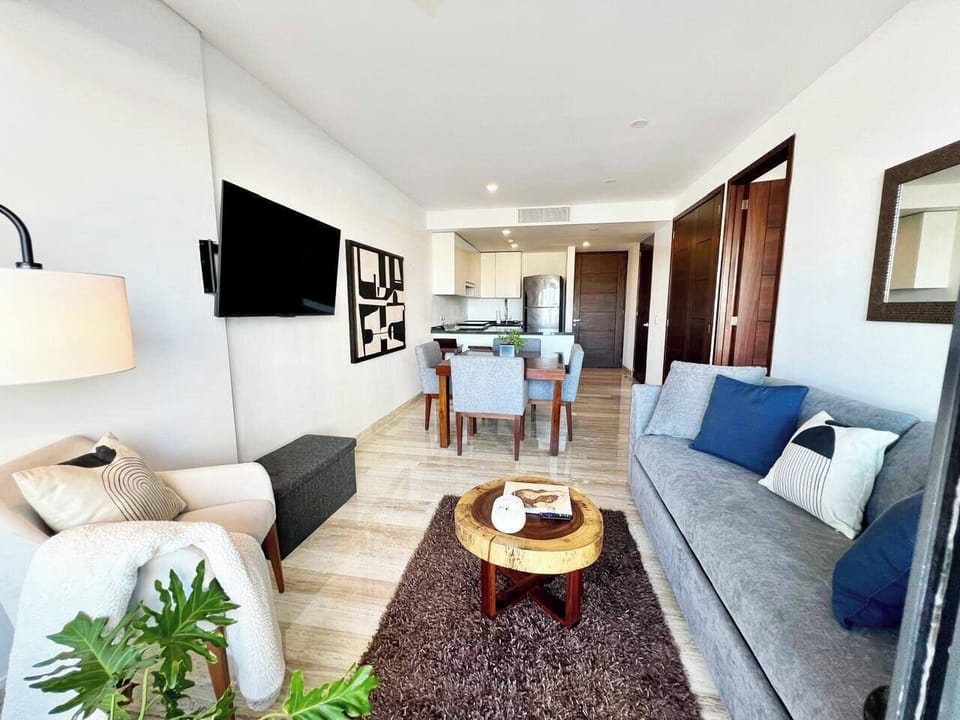 Sala con sofa cama matrimonial.