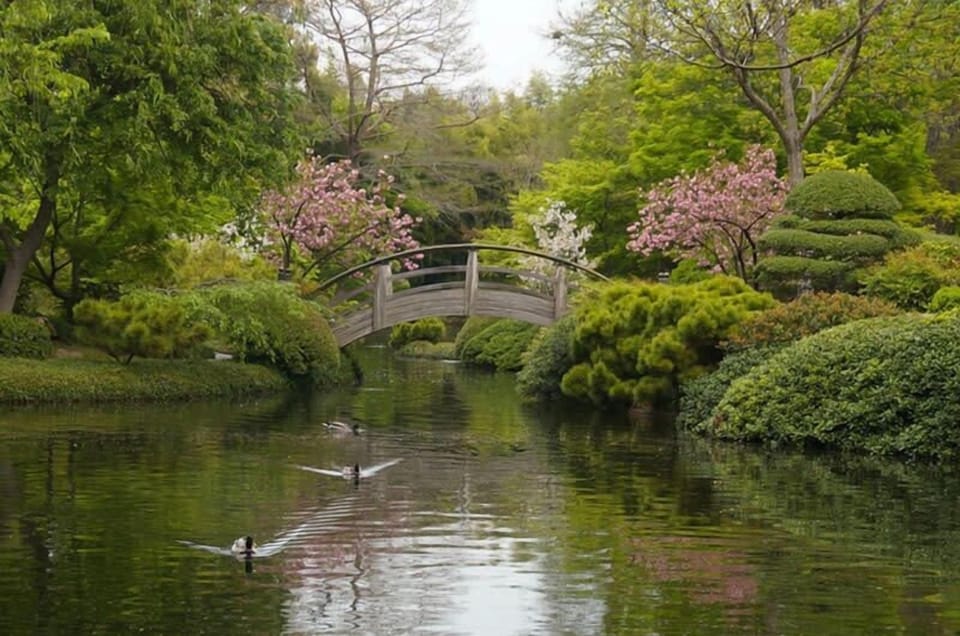 Wander tranquil paths and enjoy peaceful water views nearby.