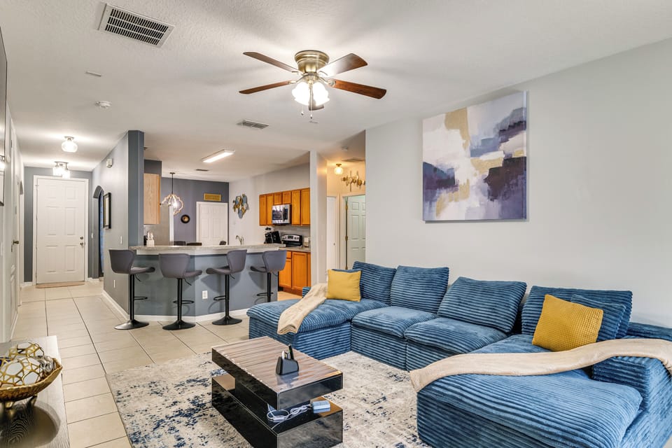 Living Room | Kitchen | Bar Seating