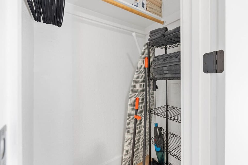 Ample of storage for your belongings.