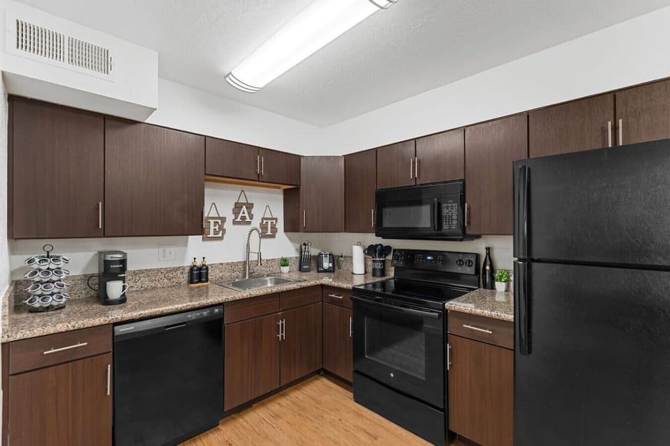Fully equipped kitchen to cook your favorite meals.