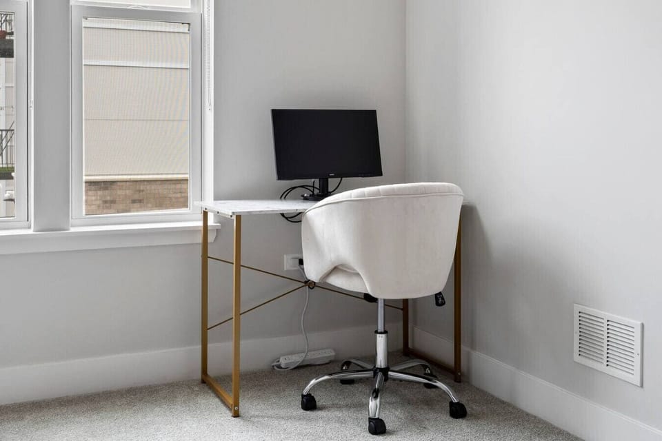 Dedicated working space to stay up to date.