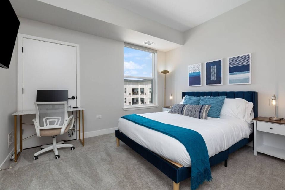 Relax with tasteful décor and warm lighting for a cozy vibe.