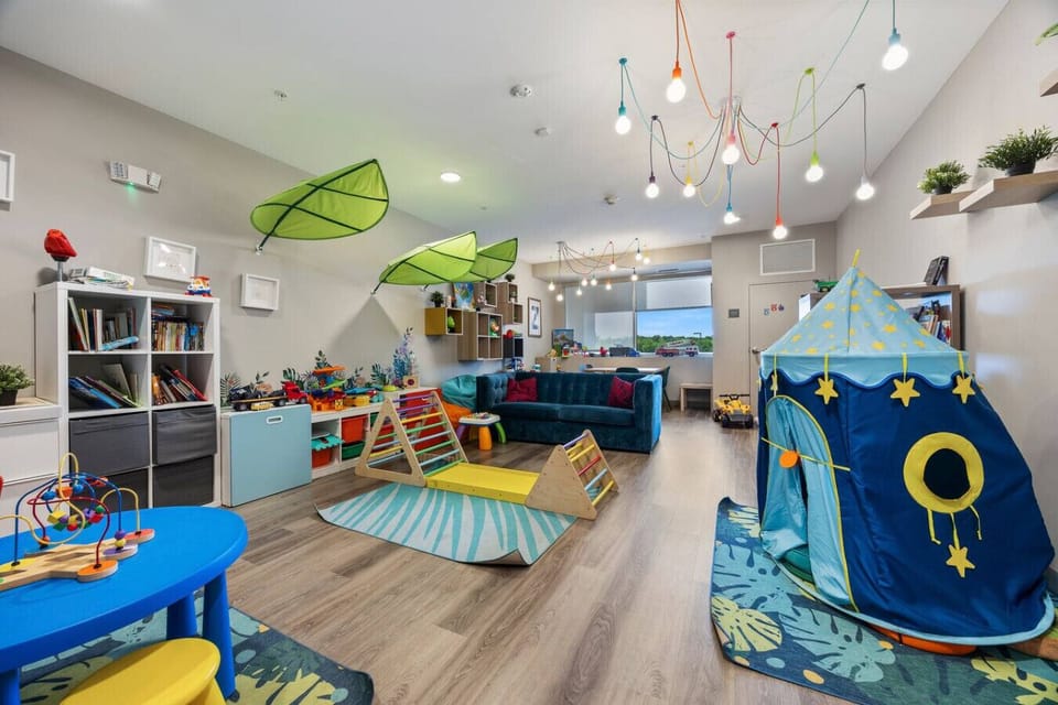 Playroom where kids are never bored.
