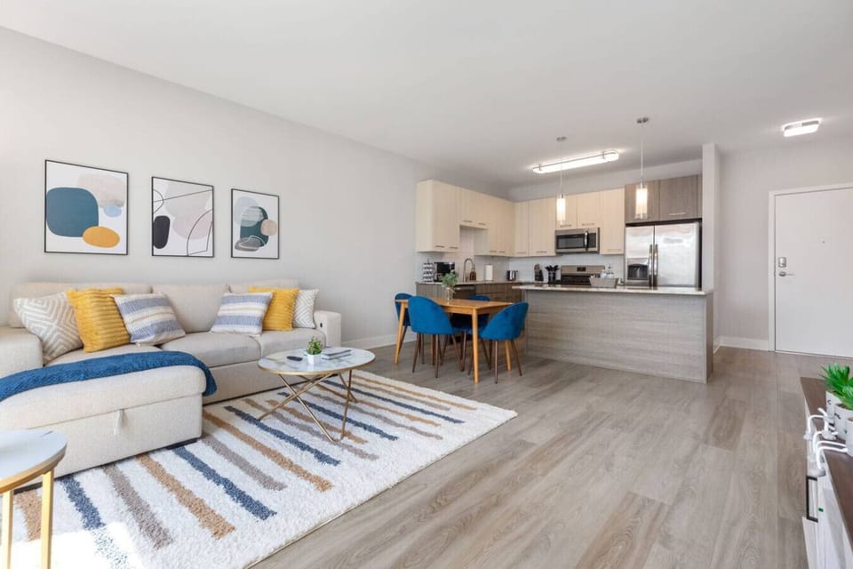 Enjoy the modern design and comfortable furnishings of living room.