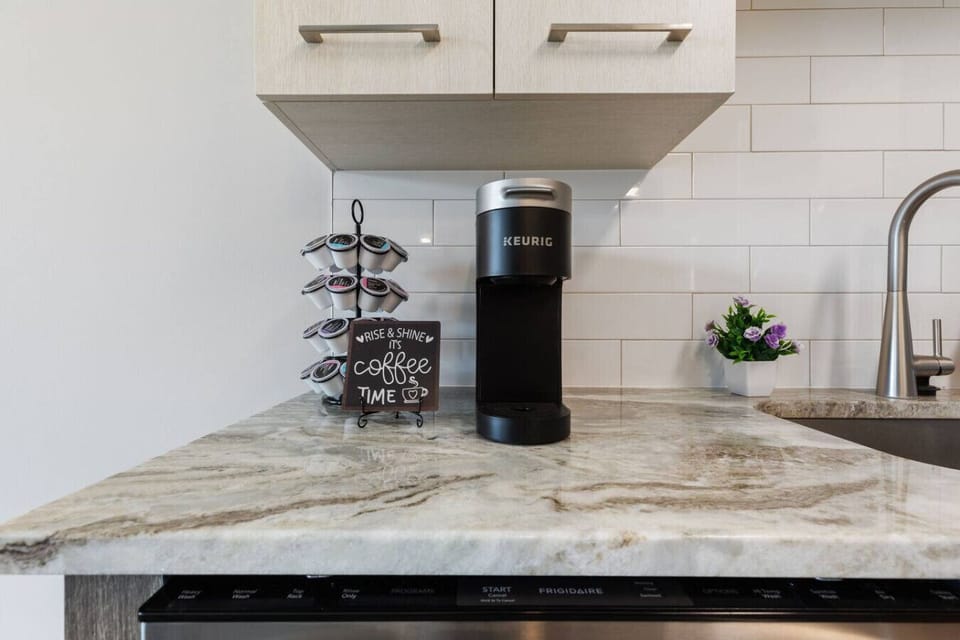 Start your day with a fresh cup of coffee.