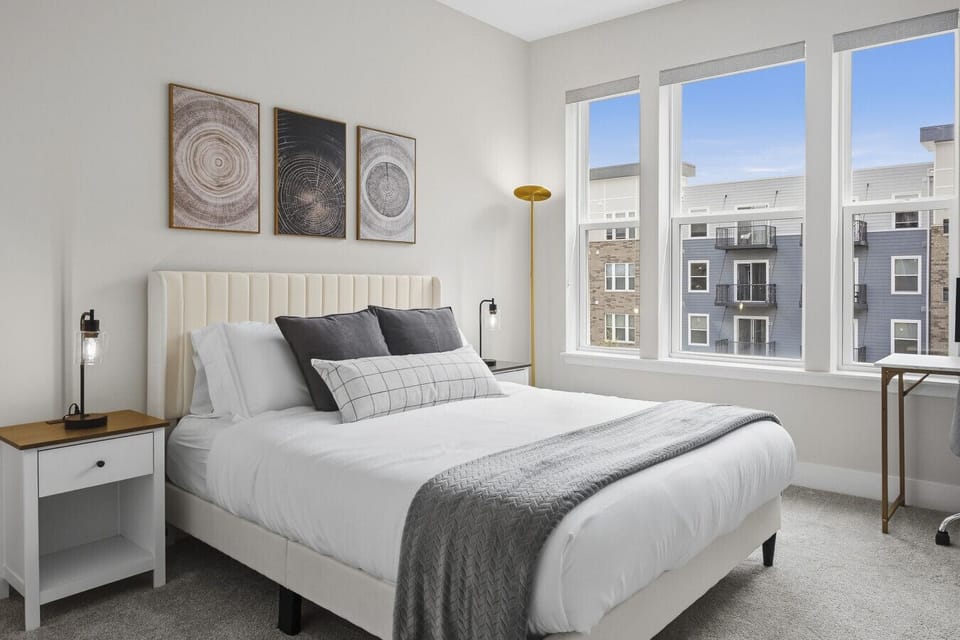 Cozy bed for perfect nights.