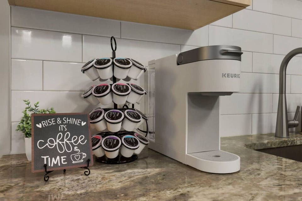 Start your day with a fresh cup of coffee.