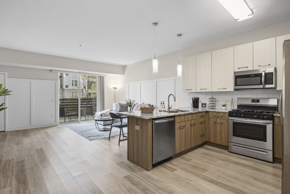 Fully equipped kitchen for your convenience.