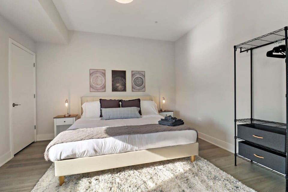 Relax with tasteful décor and warm lighting for a cozy vibe.