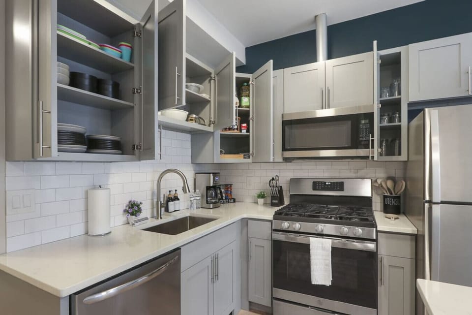 Fully equipped kitchen perfect for home-cooked meals.