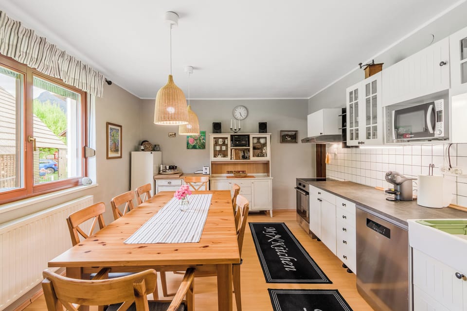 Kitchen with dining area