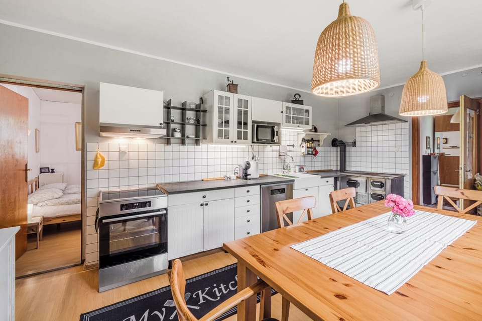 Kitchen with dining area