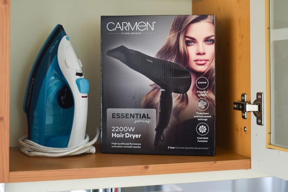 Hairdryer and Iron